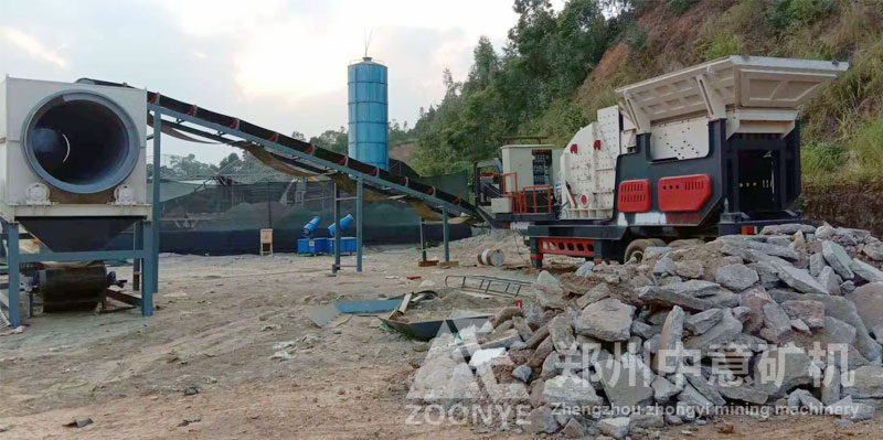 建筑垃圾粉碎機生產現場