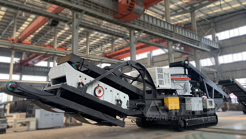 履帶式圓錐移動破碎站車間實拍4