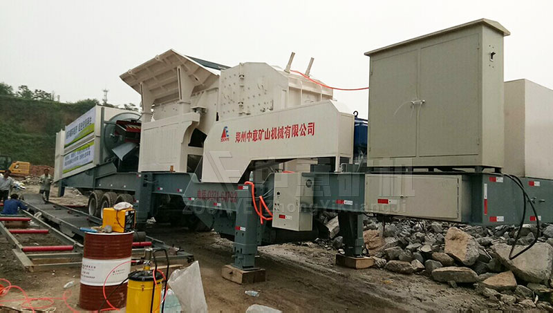 移動(dòng)式建筑垃圾破碎機(jī)