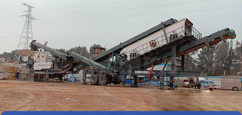 輪胎式建筑垃圾處理生產線