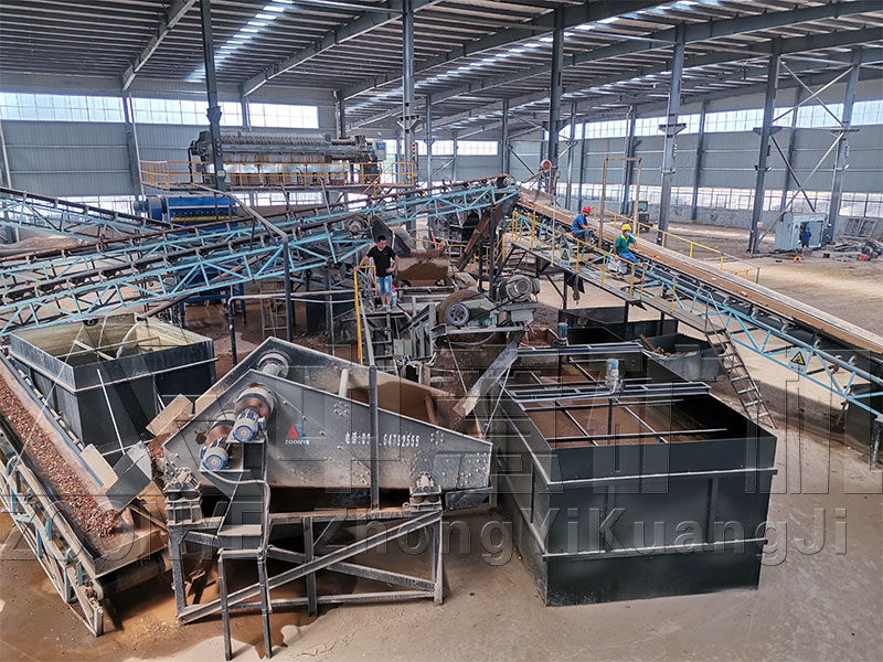 建筑垃圾處理現場