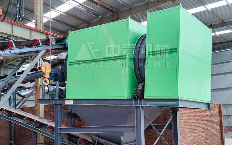 裝修垃圾篩分設備—滾筒篩