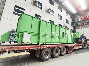 中意機械裝修垃圾風選設備發貨！