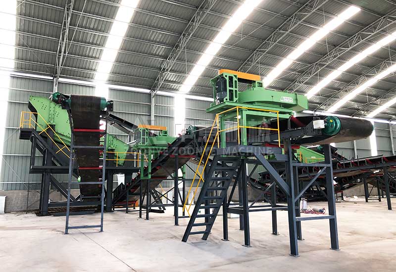 棒條弛張篩+兩臺立式負壓風選機 棒條弛張篩+兩臺立式負壓風選機