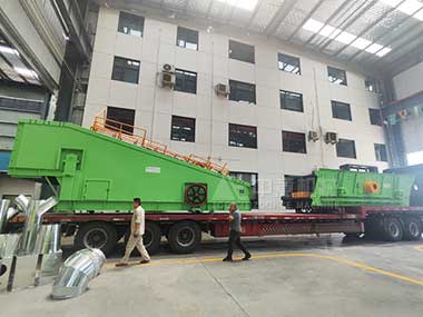 風雨無阻，使命必達｜中意機械雨中奮戰，裝修垃圾篩分設備奔赴全國