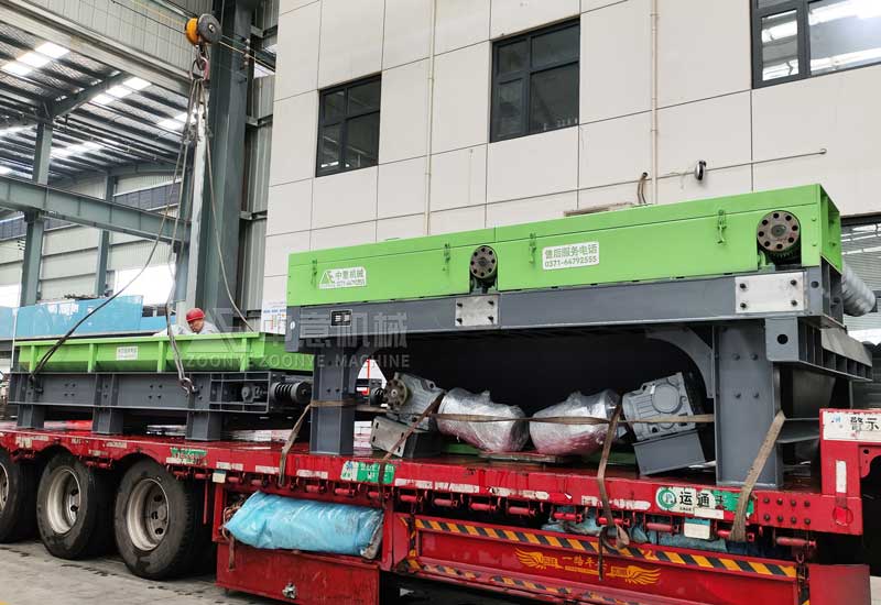 生活垃圾處理設備裝車完成