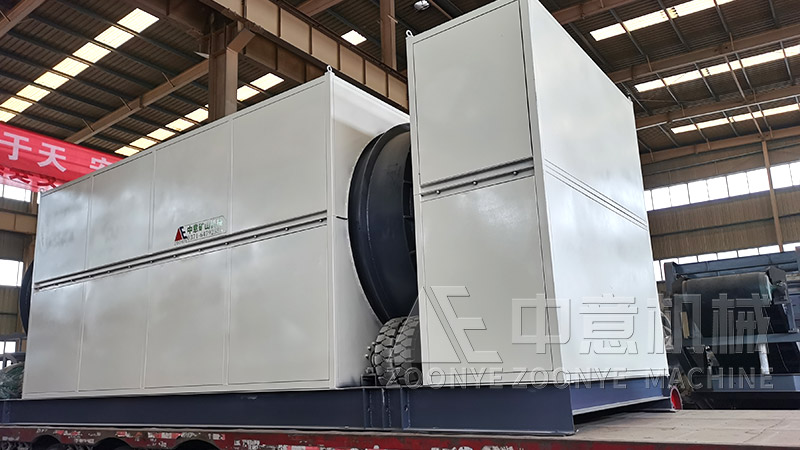 堆埋垃圾分揀系統(tǒng)滾筒篩實地工廠圖片