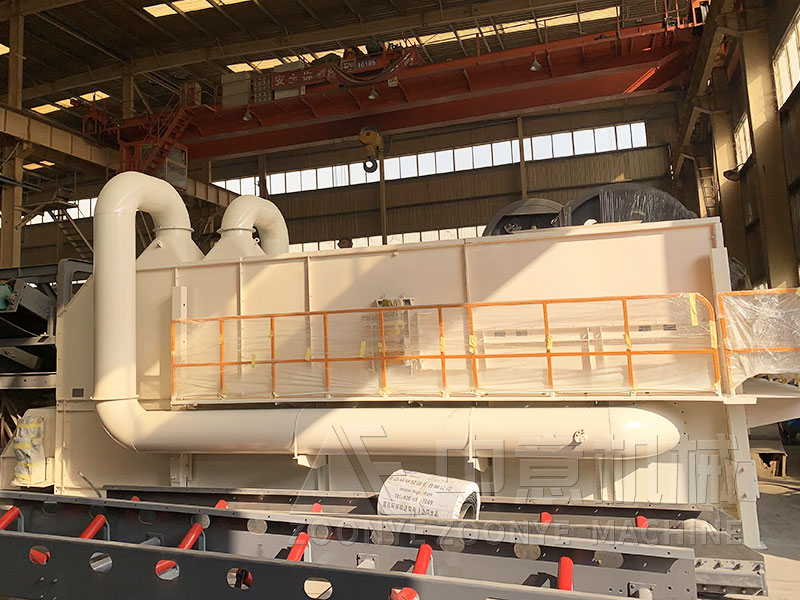 堆放多年的城市生活垃圾處置工藝風選機實地工廠圖片