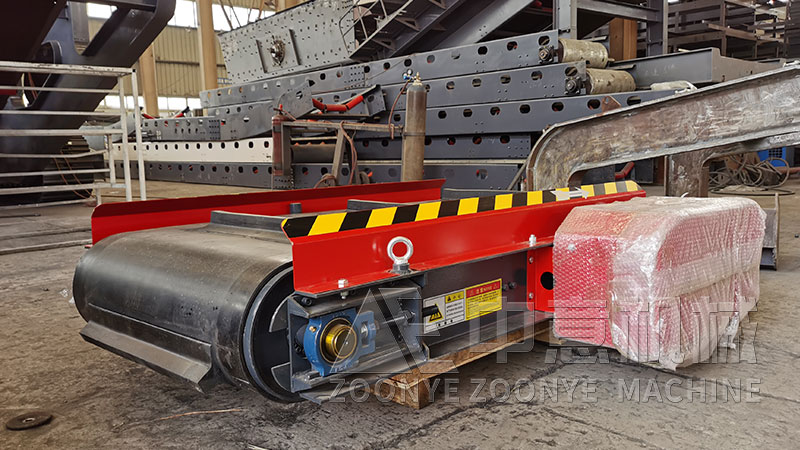 建筑渣土機械分選機除鐵器實地工廠圖片